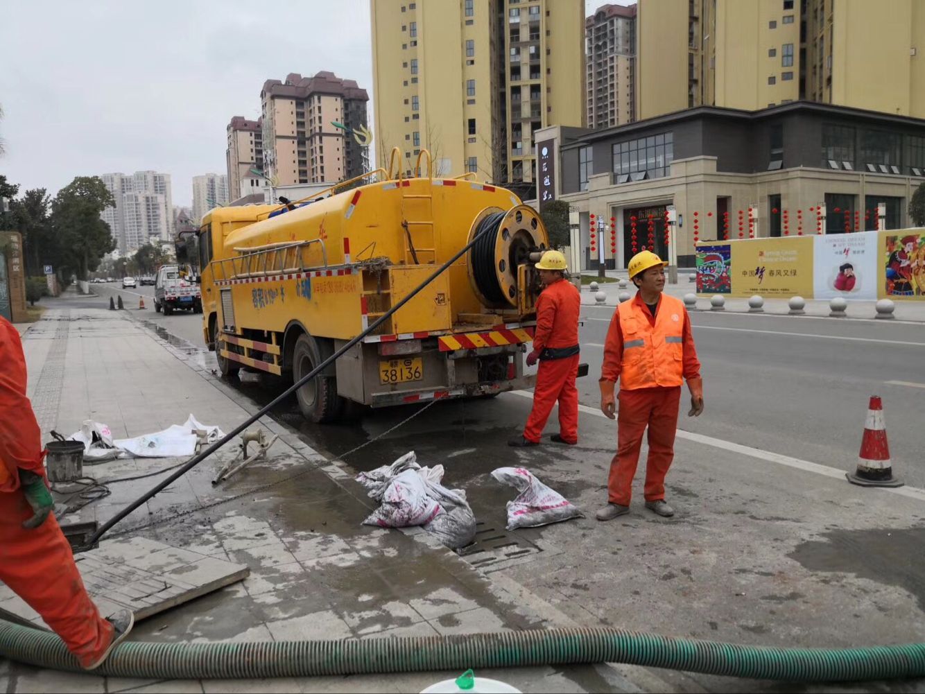 黄南排污管道清淤-管道清洗